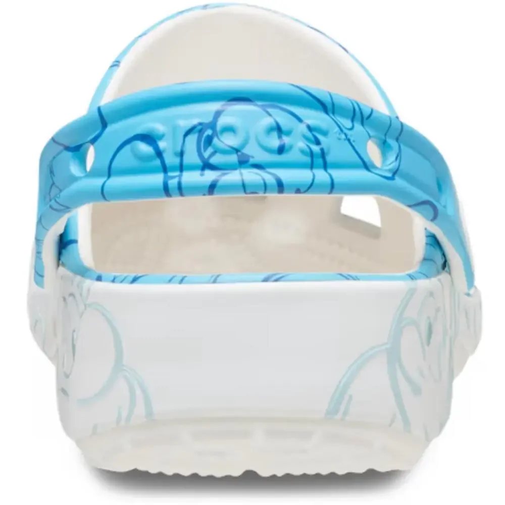 Crocs Smurfs Classic Clogs Kids US 11 Blue Slip On Comfort Casual Shoes KFC1167